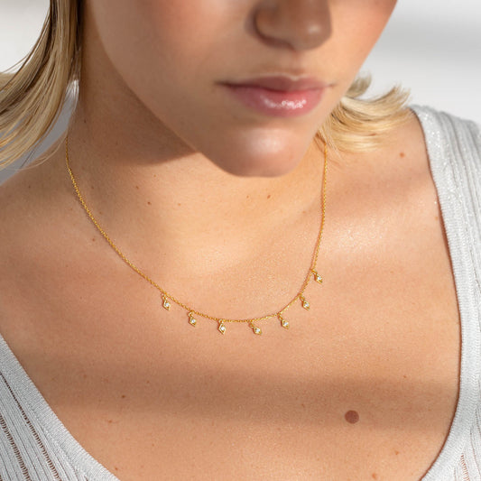 Diamond Charm Necklace 1