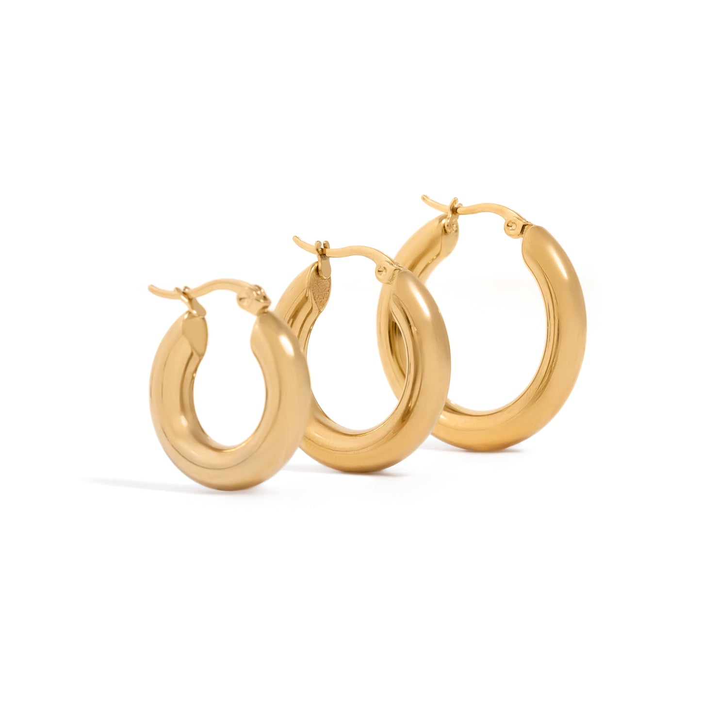 Gold Classic Hoop Earrings