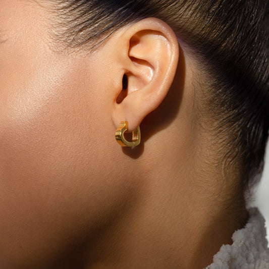 Heart Hoop Earrings 1