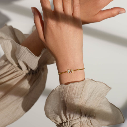 Monogram Bracelet Gold