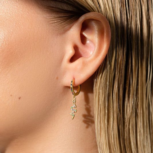 Snake Huggie Earrings 1