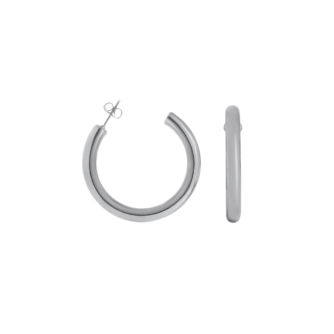 Statement Hoops Silver