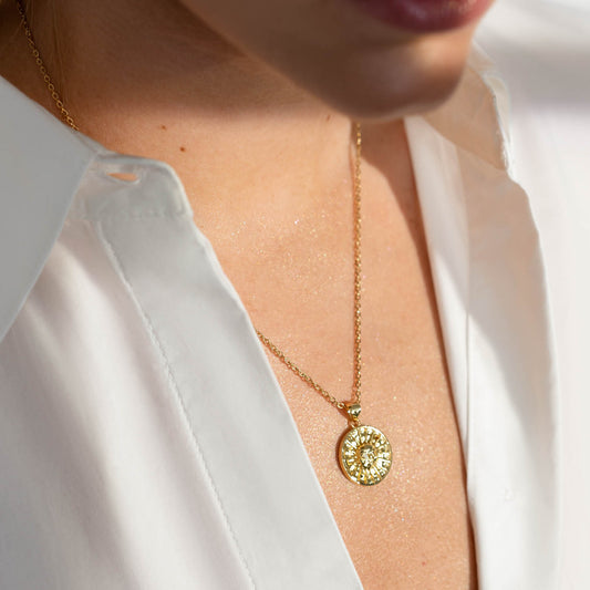 Sun Beam Pendant Necklace 1