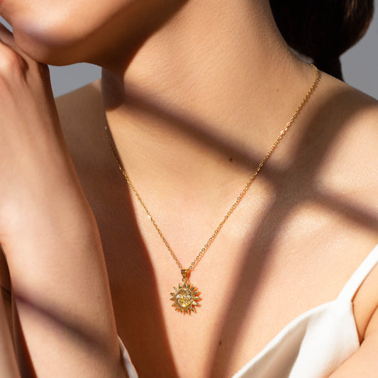 Sun and Moon Pendant Necklace 1