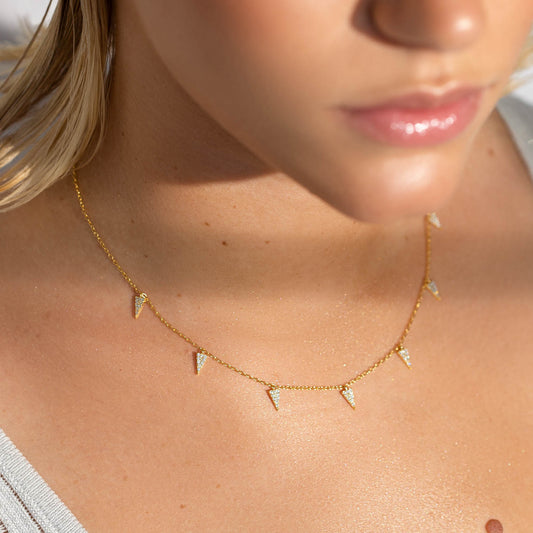 Triangle Charm Necklace 1