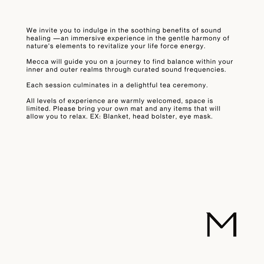 Sound Healing || Mecca Elevated || November 17