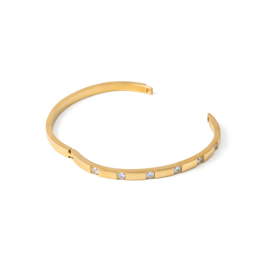 Atom Cuff Bracelet - Gold