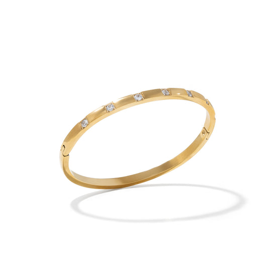 Atom Cuff Bracelet - Gold