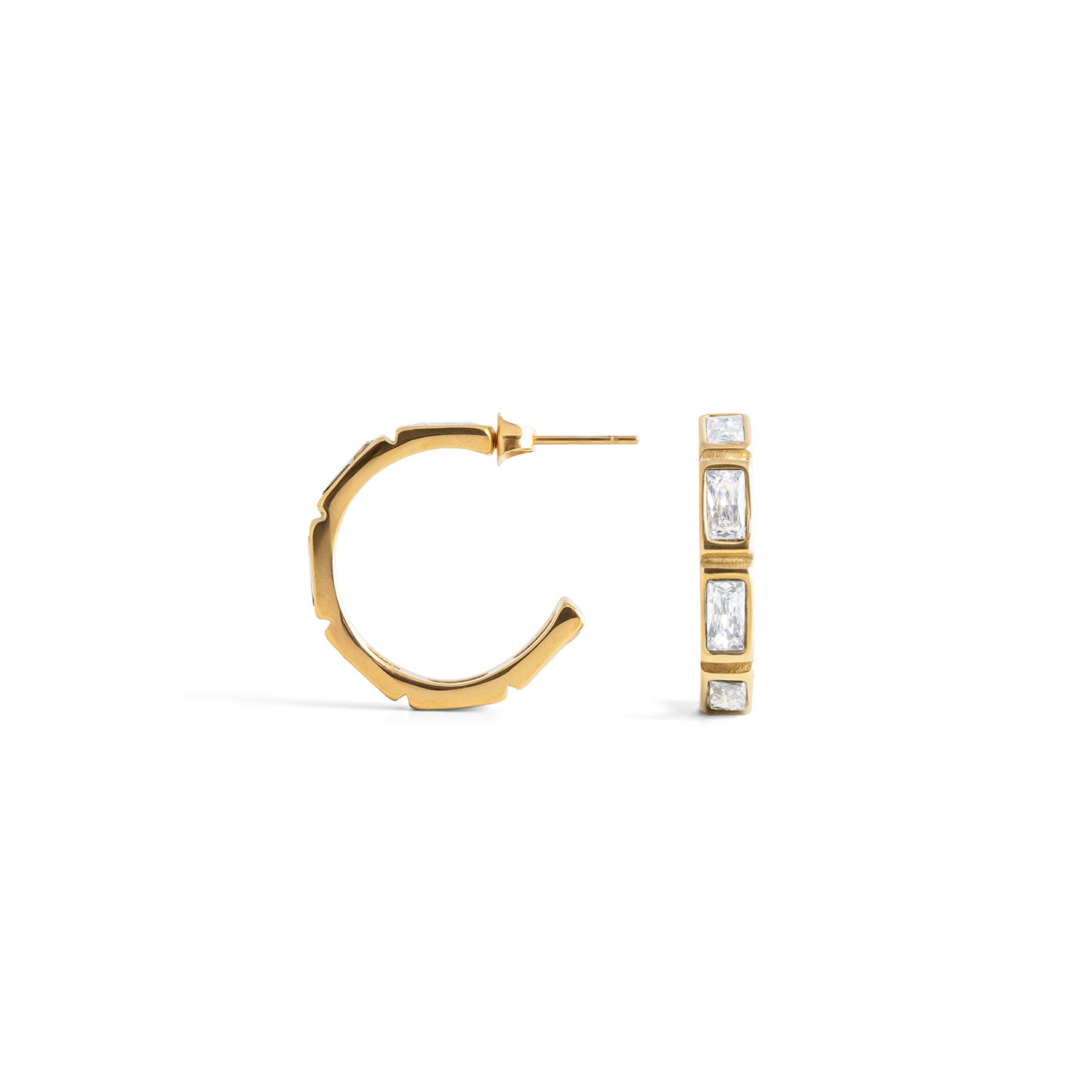 Atom Hoop Earrings