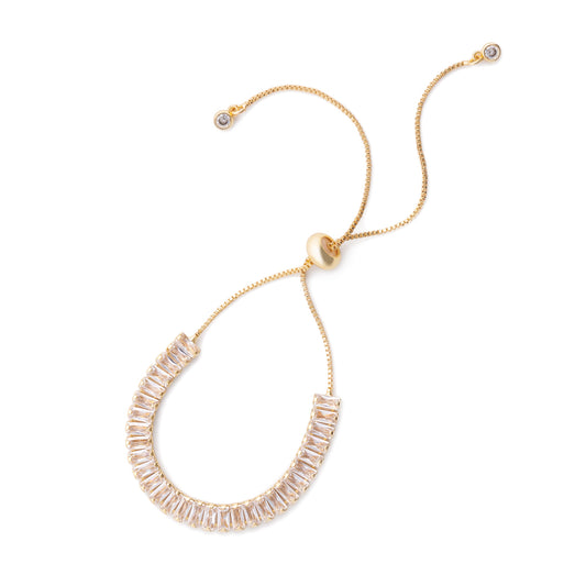 Baguette Tennis Bracelet - Clear