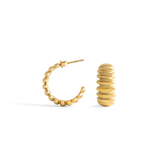 Coil Hoop Earrings