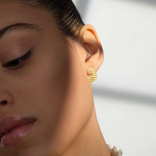 Coil Hoop Earrings