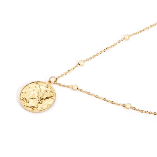 Coin Pendant Necklace