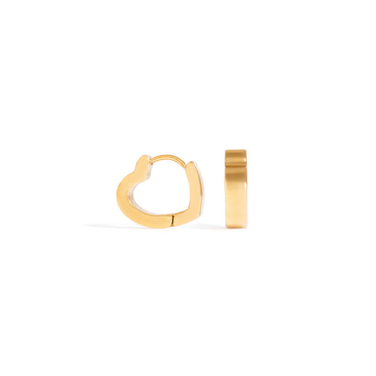 Heart Hoop Earrings