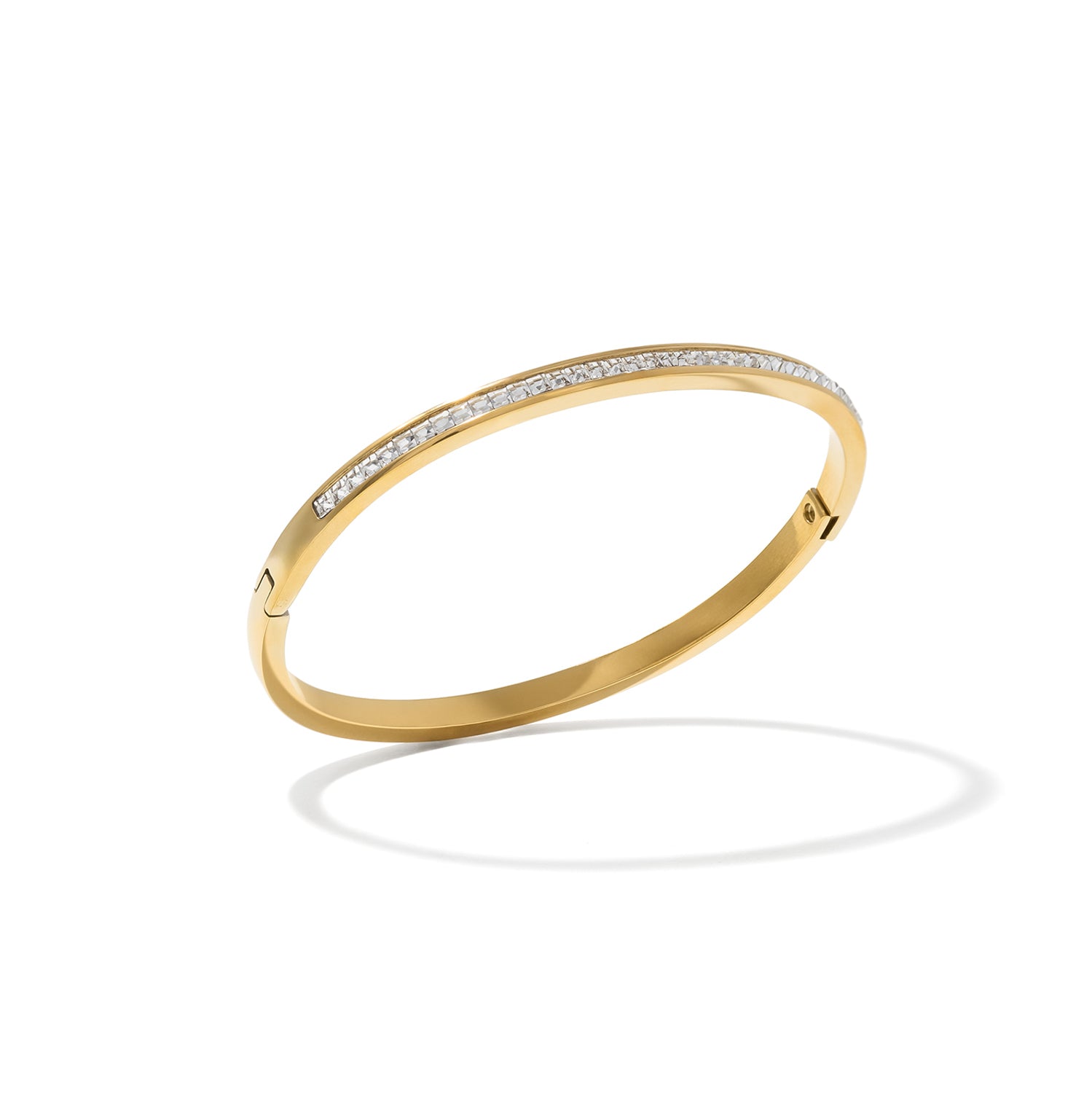 Pave Cuff Bracelet - Clear