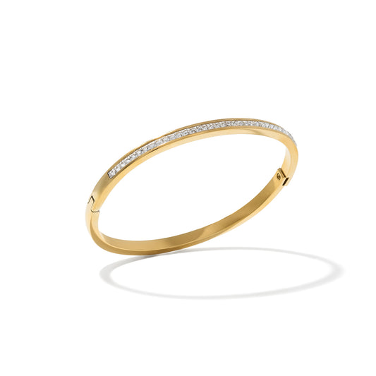 Pave Cuff Bracelet - Clear
