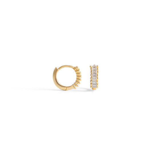 Pave Huggie Earring