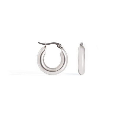Silver Classic Hoop Earrings s