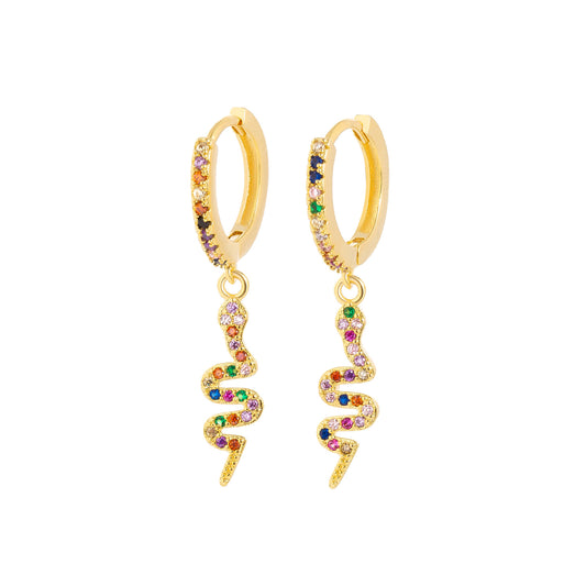 Snake Huggie Earrings