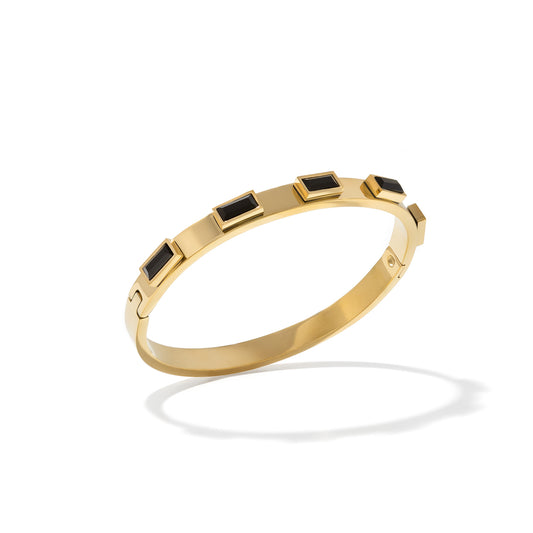 Statement Cuff Bracelet - Black