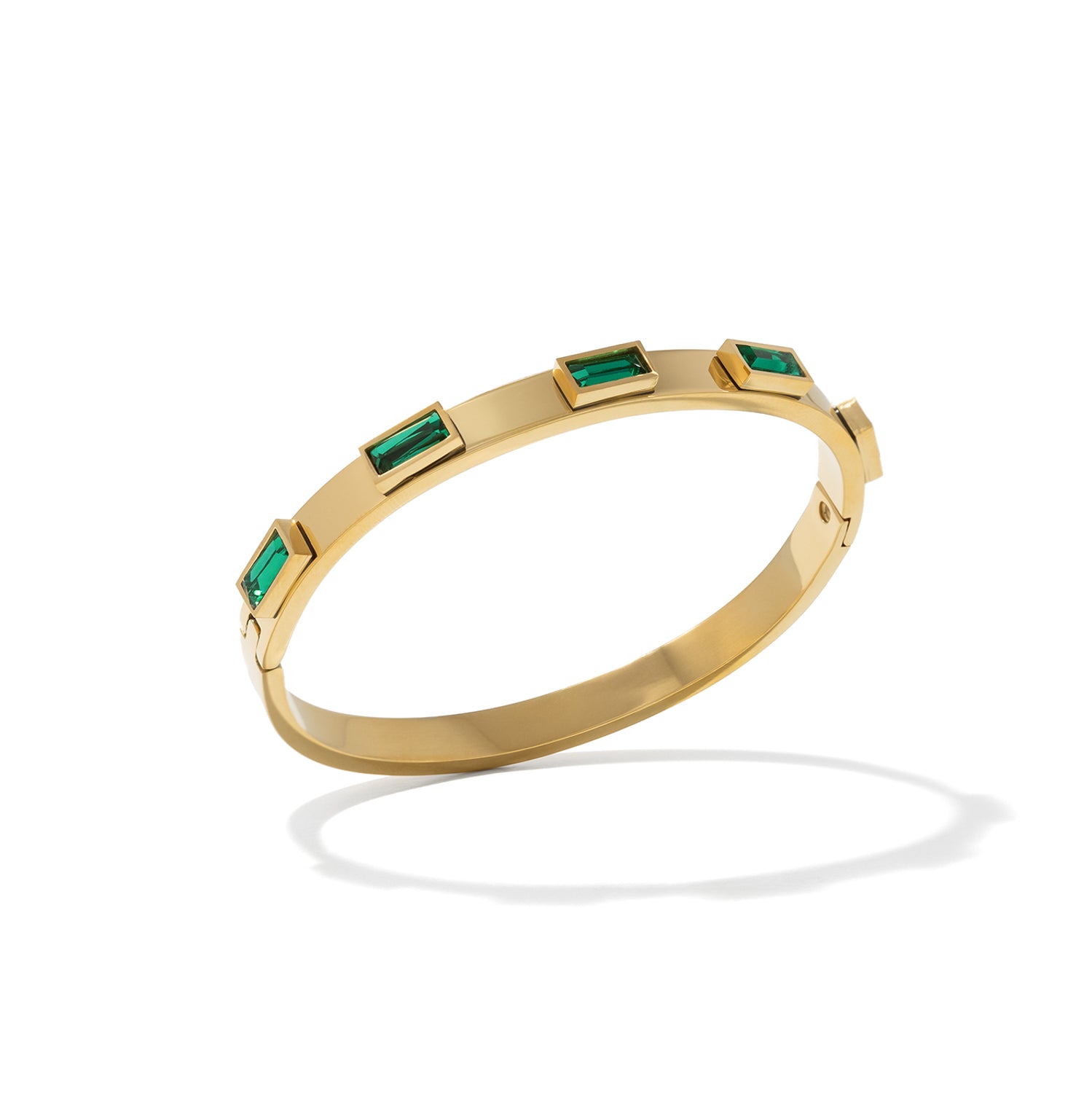 Statement Cuff Bracelet - Green