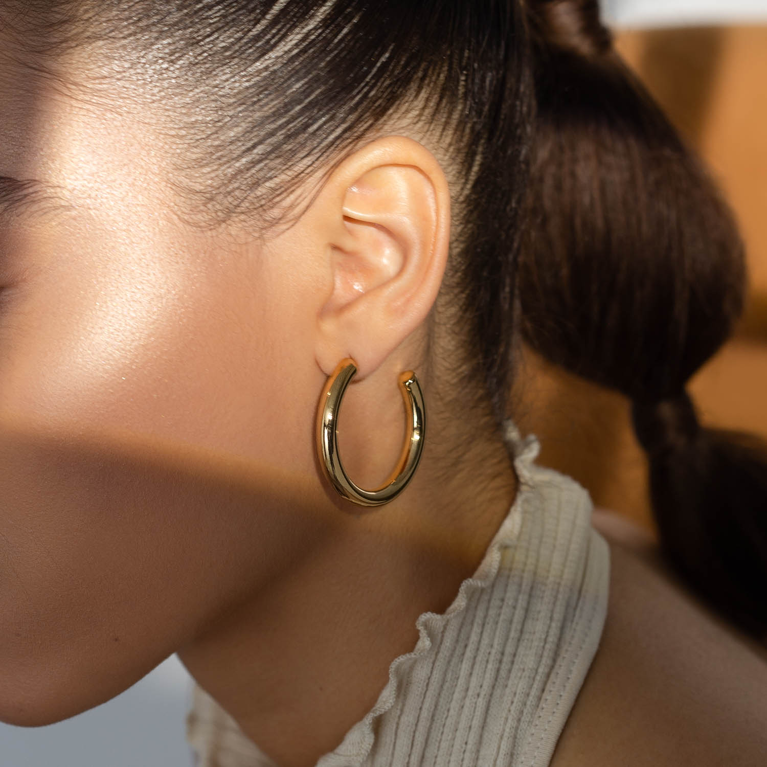 Statement Hoops Gold 40mm