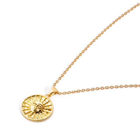 Sun Beam Pendant Necklace