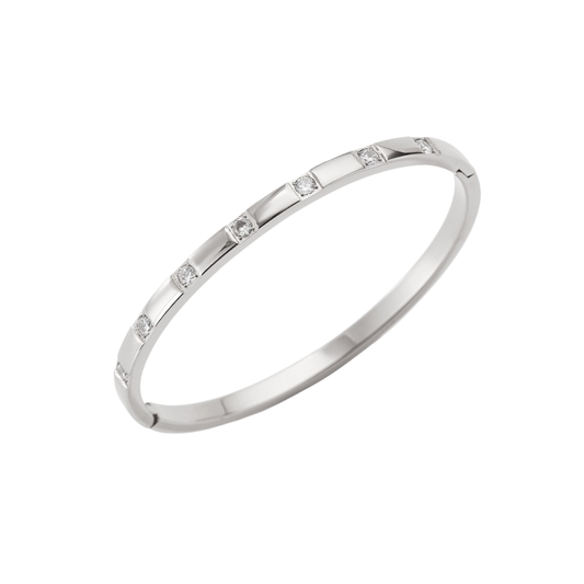 Pave Cuff Bracelet - Clear